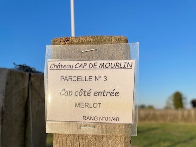 Château Cap de Mourlin relevé GPS