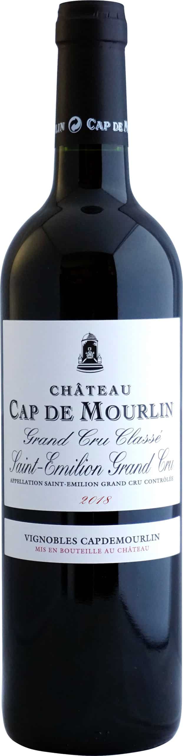 label wine bottle Cap deMourlin